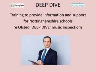 Deep Dive Training for Nottinghamshire Schools on Music Inspections