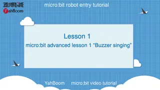 Micro:bit Robot Entry Tutorial with YahBoom - Buzzer Singing Lesson