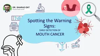 Keep an eye out for early signs of mouth cancer with tips from Dr. Sharad ENT