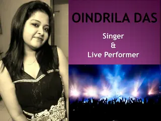 Oindrila Das - Singer and Live Performer with a Vibrant Musical Journey