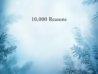 10,000 Reasons: Worship His Holy Name