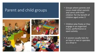 Guidelines for Parent and Child Groups Under 5 Years Old