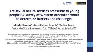 Accessibility of Sexual Health Services for Young People in Western Australia