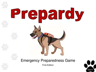 Prepardy Emergency Preparedness Game: First Edition - Ages 6+