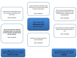 Mathematics and Language Homework Challenges