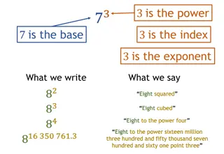 Numerical Expressions and Exponents Overview