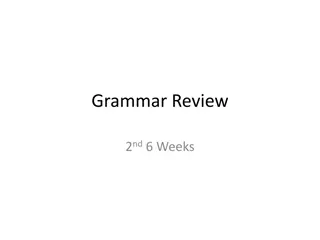 Grammar Review for Better Writing