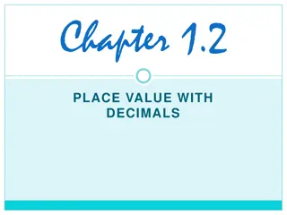 Decimals: Place Value and Reading Practice