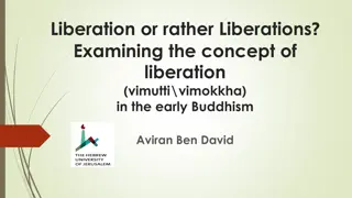 Exploring Liberation in Early Buddhism: Vimutti and Vimokkha Concepts