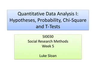 Hypotheses, Probability, and Statistical Tests in Social Research