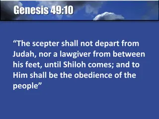 Genesis 49:10 - The Prophecy of Shiloh