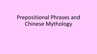 Prepositional Phrases in Chinese Mythology