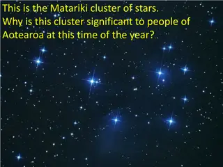 Significance of Matariki Cluster in Aotearoa