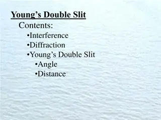 Understanding Young's Double Slit Experiment and Interference Phenomena