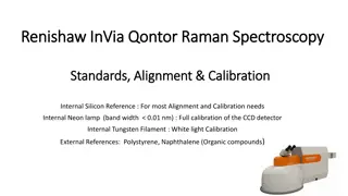 Renishaw InVia Qontor Raman Spectroscopy Standards and Alignment Procedures