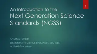 Introduction to Next Generation Science Standards