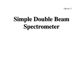 Understanding the Simple Double Beam Spectrometer