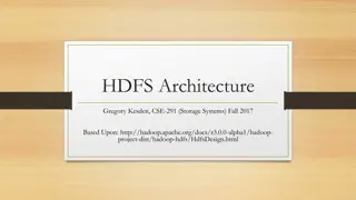 Overview of HDFS Architecture