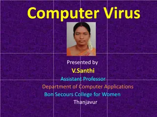 Computer Viruses and Their Types