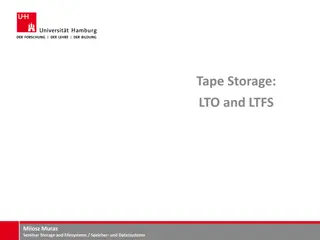 Tape Storage: LTO and LTFS Overview