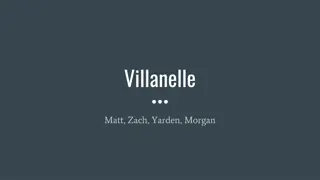 Explore the Enchanting World of Villanelle Poetry