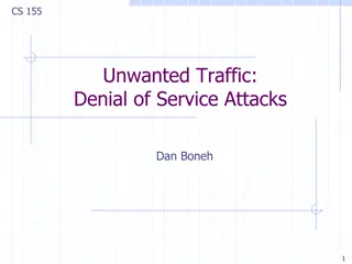 Network Denial of Service (DoS) Attacks