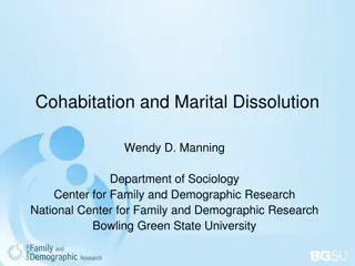 Cohabitation and Marital Dissolution Trends in Canada and the US