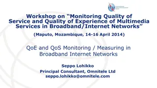 Enhancing Multimedia Services in Broadband Networks through QoE and QoS Monitoring