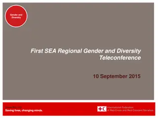 Regional Gender and Diversity Network Initiatives in Southeast Asia