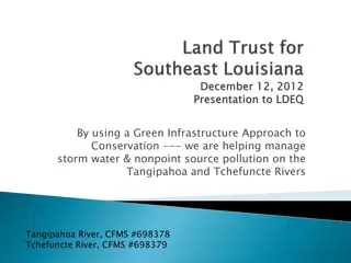 Green Infrastructure Approach for Conservation of Tangipahoa and Tchefuncte Rivers