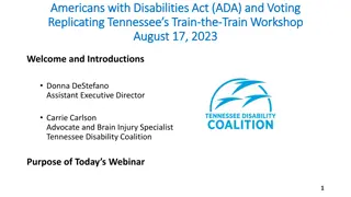 ADA and Voting Workshop on August 17, 2023