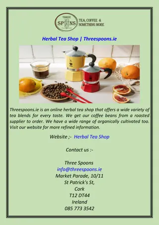 Herbal Tea Shop | Threespoons.ie