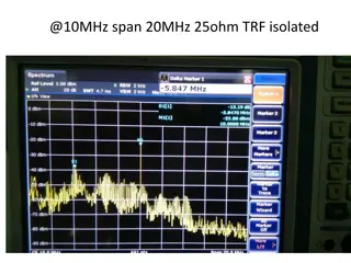 Frequency Response Analysis of Isolated Transmission Lines at Various Impedances and Frequencies