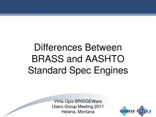 Comparison of BRASS and AASHTO Standard Specifications in Bridge Engineering