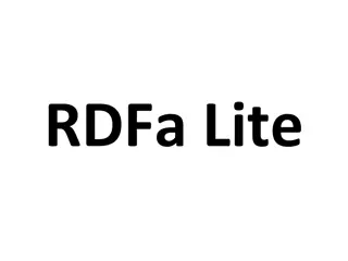 RDFa Lite: A Simplified Approach to Structured Data Markup