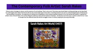 Contemporary Folk Artist(MARCIA)