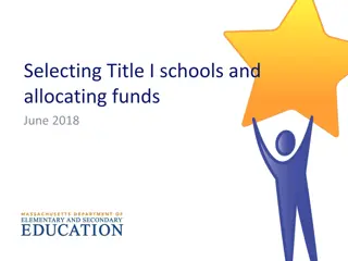 Guide to Allocating Title I Funds to Schools - June 2018