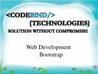 Bootstrap: A Comprehensive Guide to Web Development with Codeb!nd Technologies