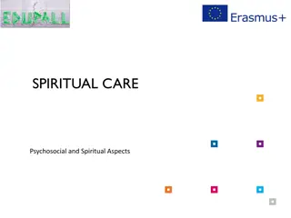 Spiritual Care in Palliative Settings