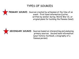 American History: Sources, Dates, and Declarations