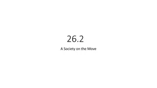 The Transformation of American Society: A Shift to Suburbs and Service Sector Dominance