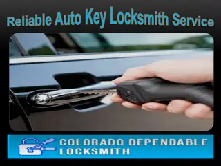 Reliable Auto Key Locksmith Service