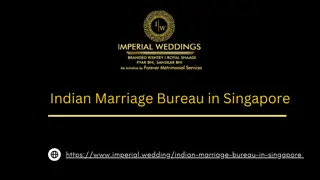 Indian Marriage Bureau in Singapore