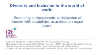 Promoting Socioeconomic Participation of Women with Disabilities for an Equal Future