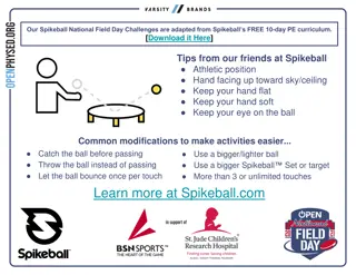 Spikeball National Field Day Challenges and Activities