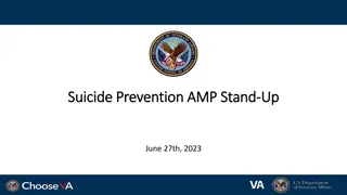 Suicide Prevention AMP Stand-Up Development Process Overview