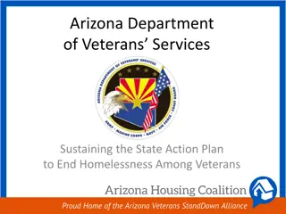 Arizona Department of Veterans Services Action Plan to End Homelessness Among Veterans