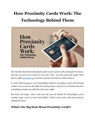 How Proximity Cards Work_ The Technology Behind Them