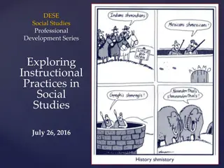 Exploring Social Studies Instructional Practices: Professional Development Series