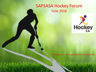 Overview of SAPSASA Hockey Current State and Districts for Boys and Girls in 2015